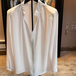 Elegant White Women's Blouse